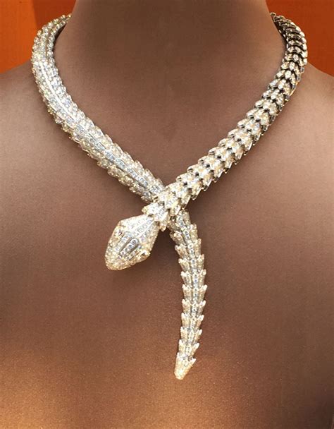 bulgari diamond snake necklace price.